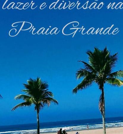 Apto Praia Grande Frente Ao Mar Vista P Praia Kitao Pe Na Areia Guilhermina 外观 照片